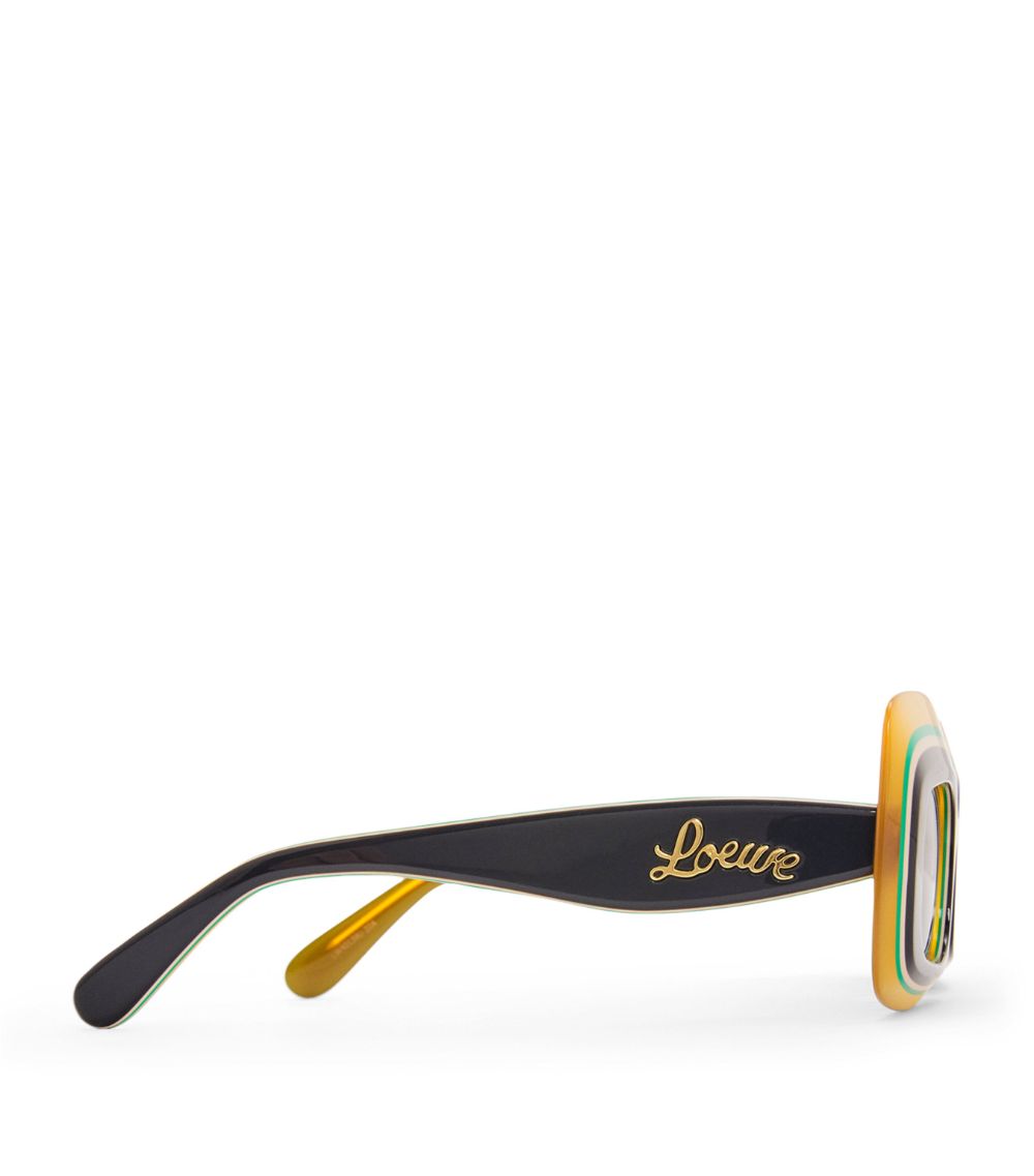 Loewe Loewe X Paula'S Ibiza Layered Rectangular Sunglasses