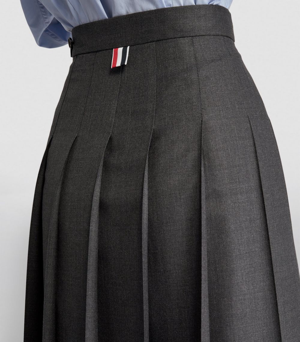 Thom Browne Thom Browne Pleated Maxi Skirt