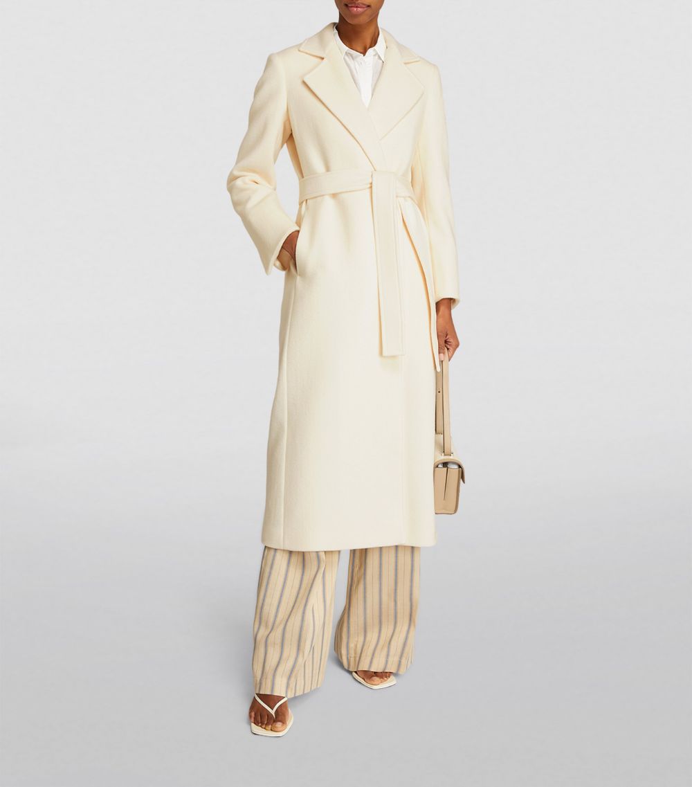 Max & Co. Max & Co. Virgin Wool Purelong Wrap Coat