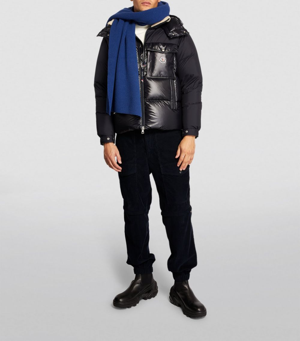 Moncler Moncler Wool-Cashmere-Blend Scarf