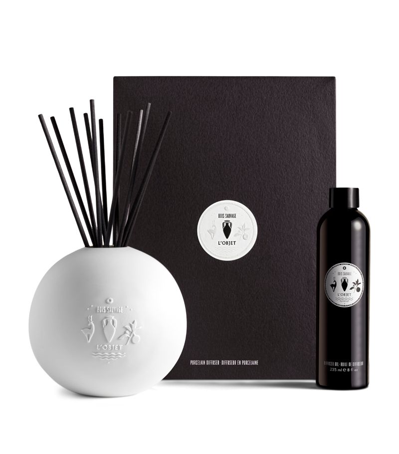 L'Objet L'Objet Bois Sauvage Porcelain Diffuser Set