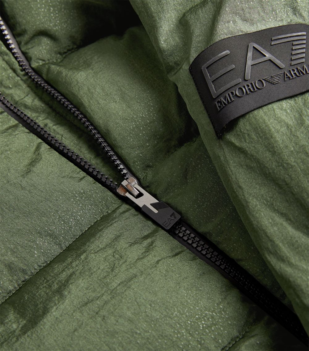 EA7 Emporio Armani Ea7 Emporio Armani Logo-Patch Puffer Jacket