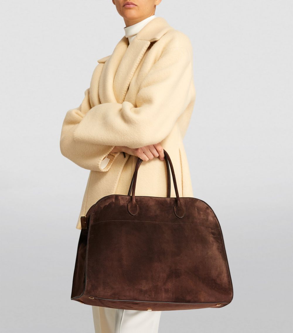 The Row The Row Suede Margaux Tote Bag