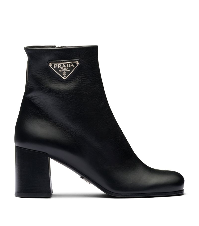 Prada Prada Leather Ankle Boots 65