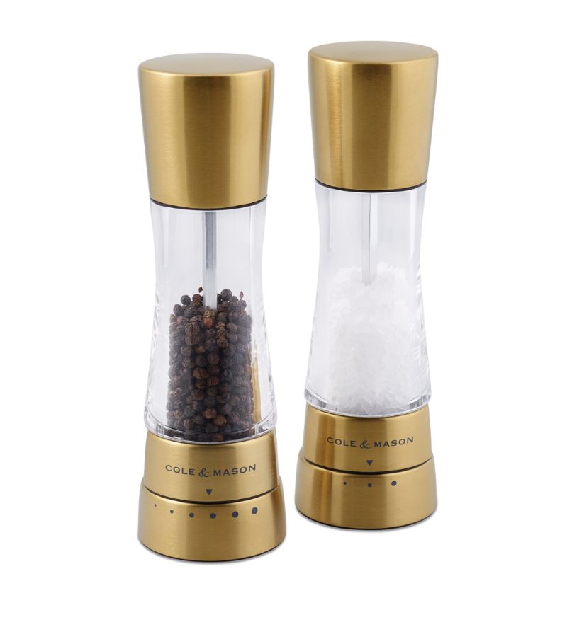 Cole & Mason Cole & Mason Gold-Tone Derwent Salt and Pepper Mills