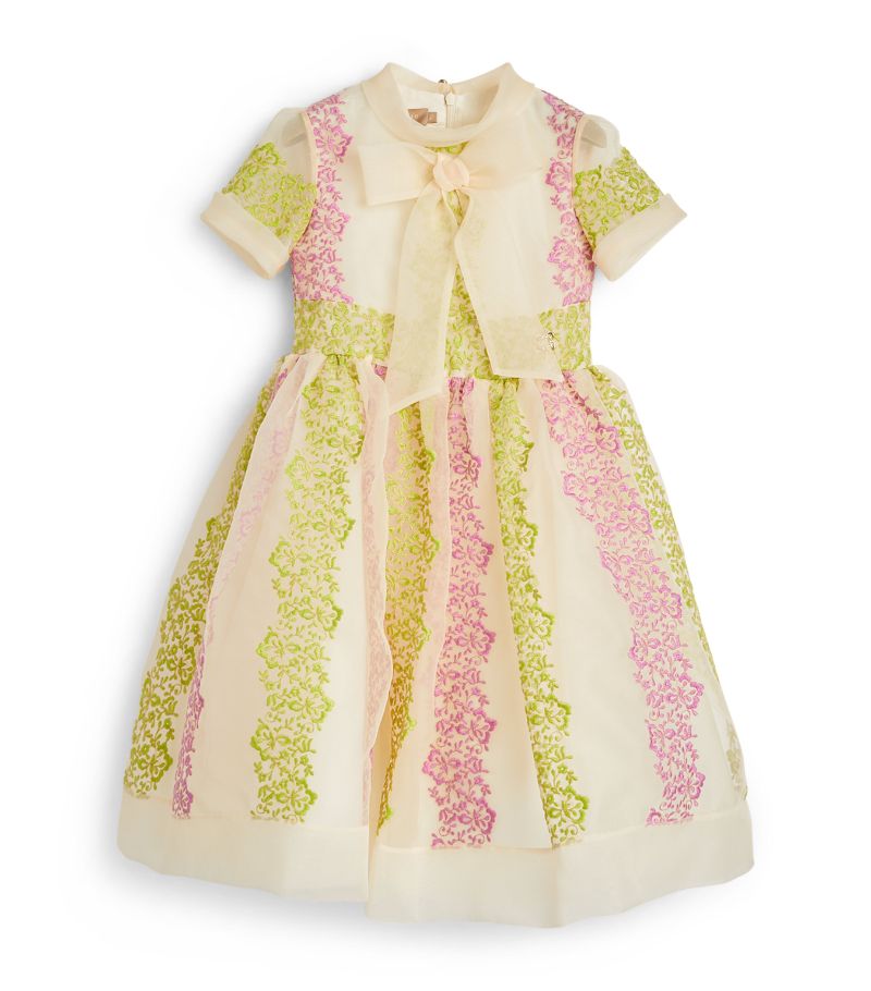 Elie Saab Junior Elie Saab Junior Embroidered Tulle Dress (4-16 Years)