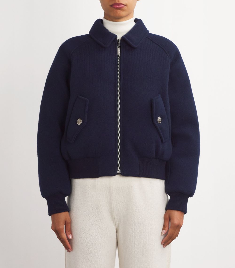 Barrie Barrie Cashmere-Lambswool Bomber Jacket