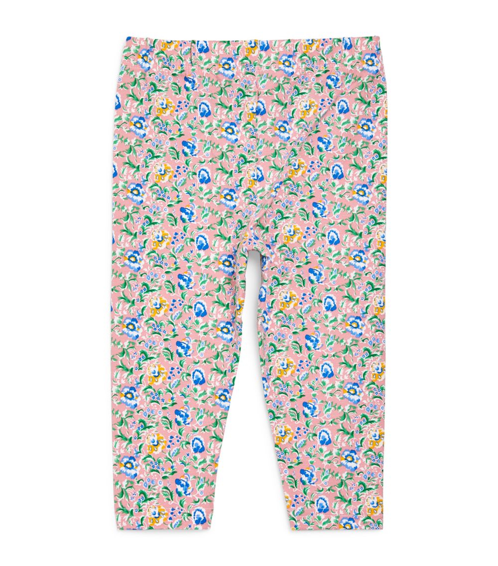 Ralph Lauren Kids Ralph Lauren Kids Cotton Floral Print Leggings (3-24 Months)