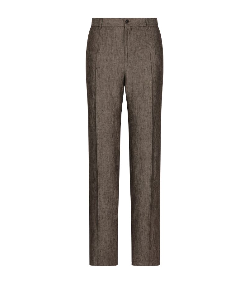 Dolce & Gabbana Dolce & Gabbana Linen Tailored Trousers