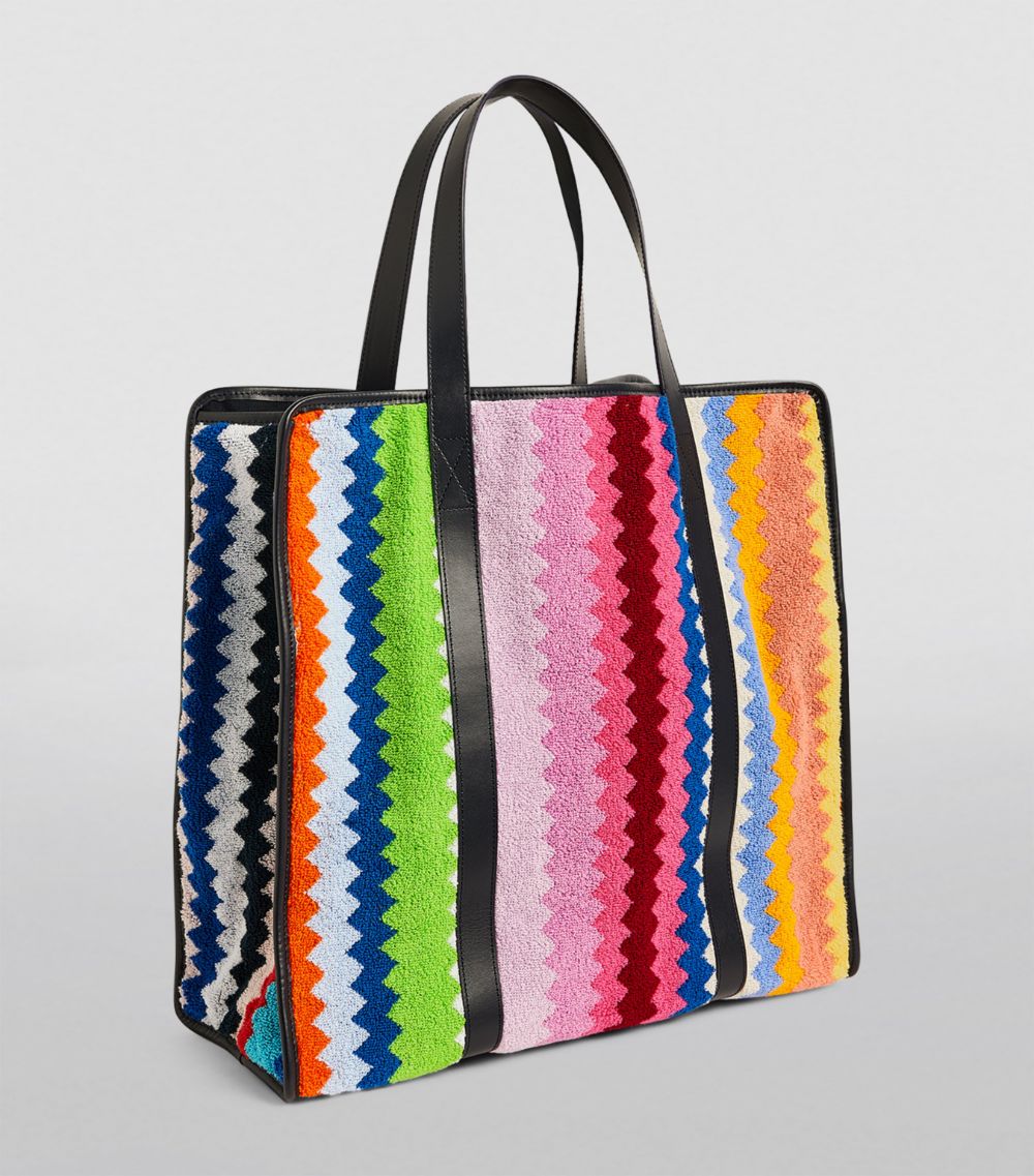 Missoni Missoni Cotton Chevron Tote Bag