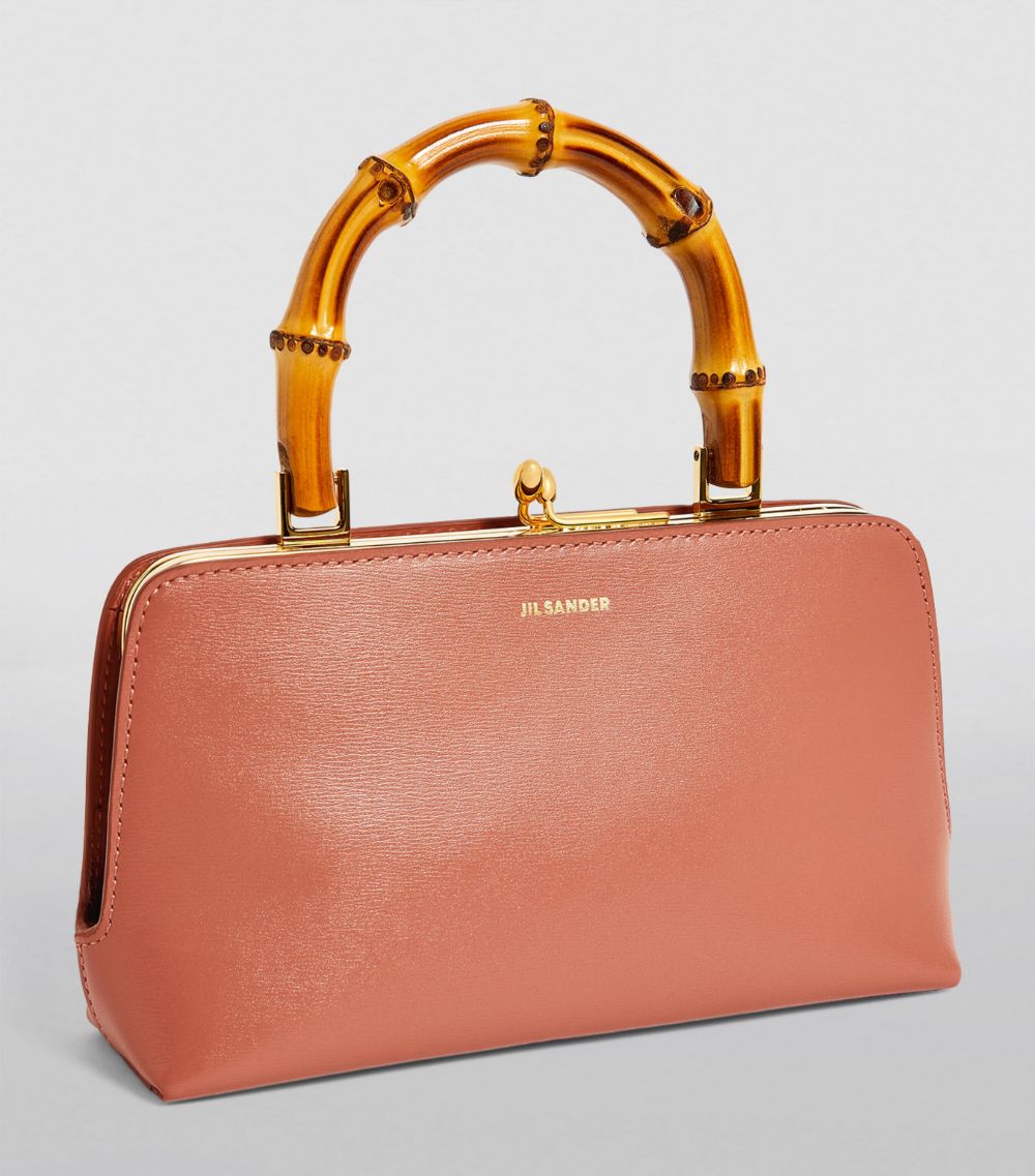 Jil Sander Jil Sander Mini Leather Goji Top-Handle Bag