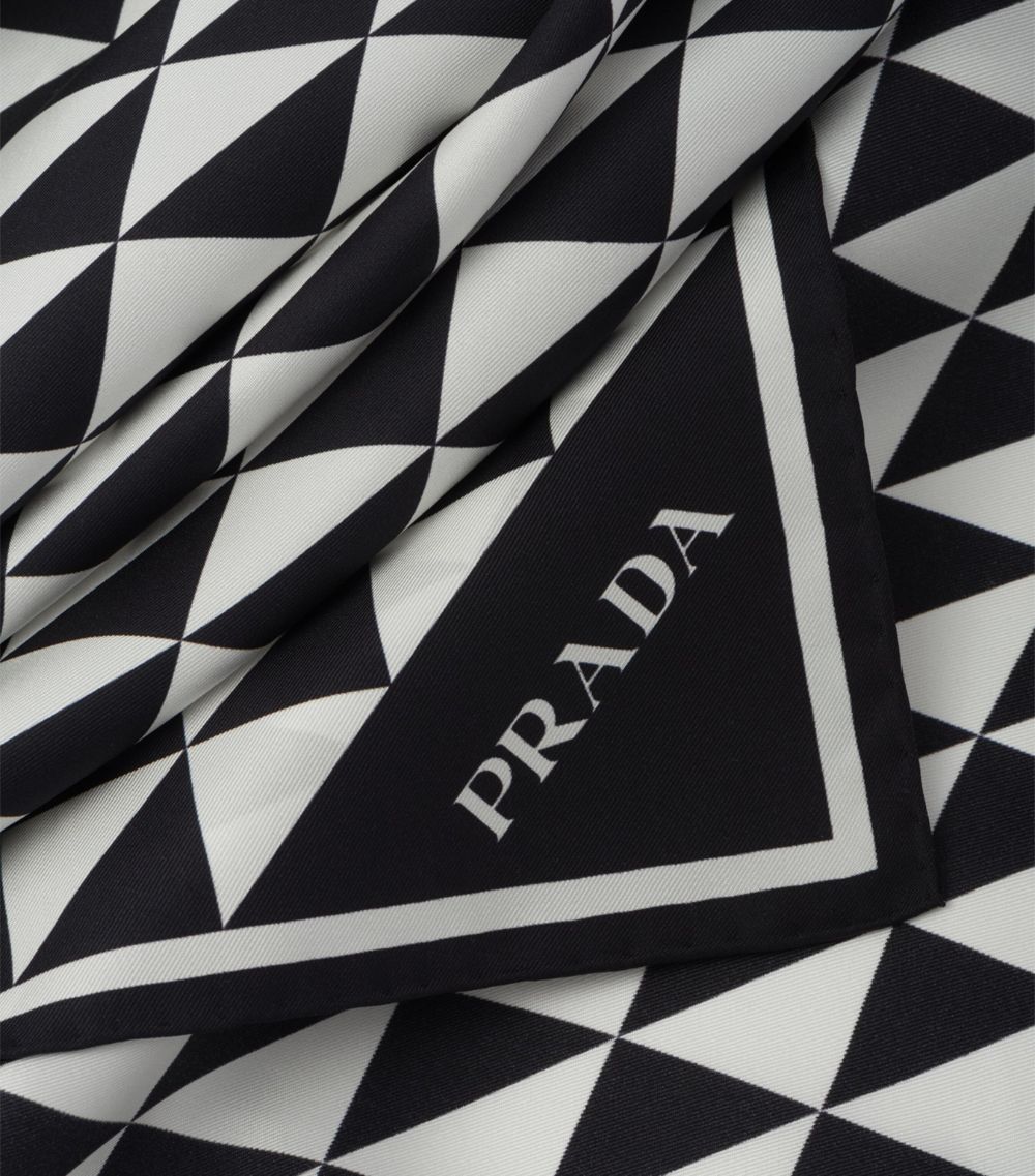 Prada Prada Silk Triangle Scarf