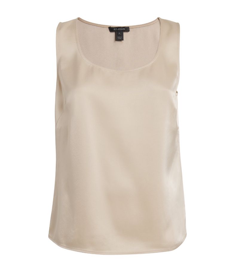 St. John St. John Satin Tank Top