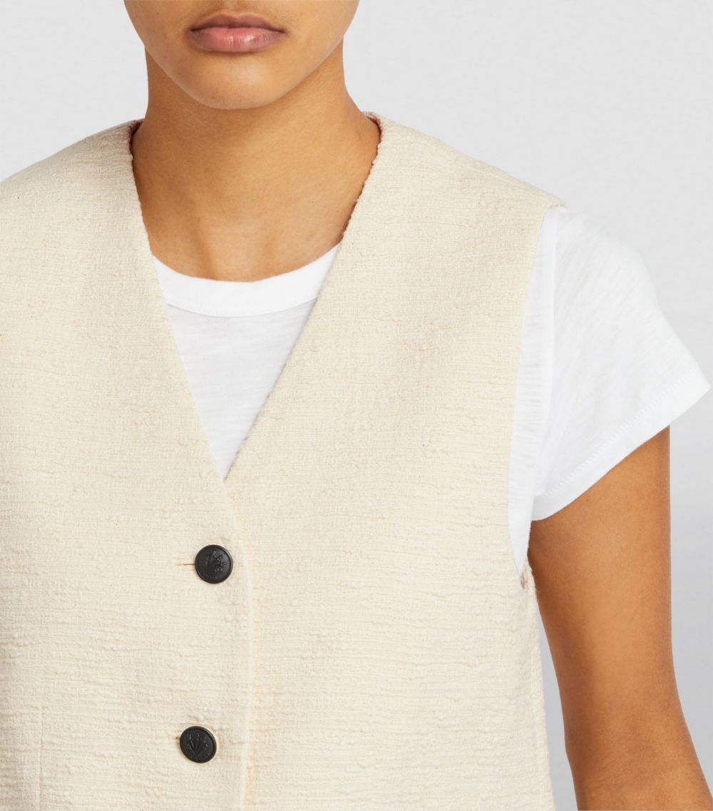 Rag & Bone rag & bone Cotton-Blend Charlotte Waistcoat