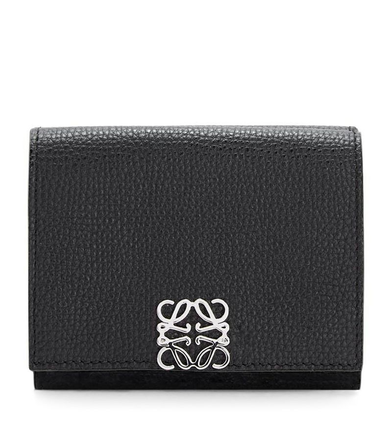 Loewe Loewe Leather Anagram Trifold Wallet