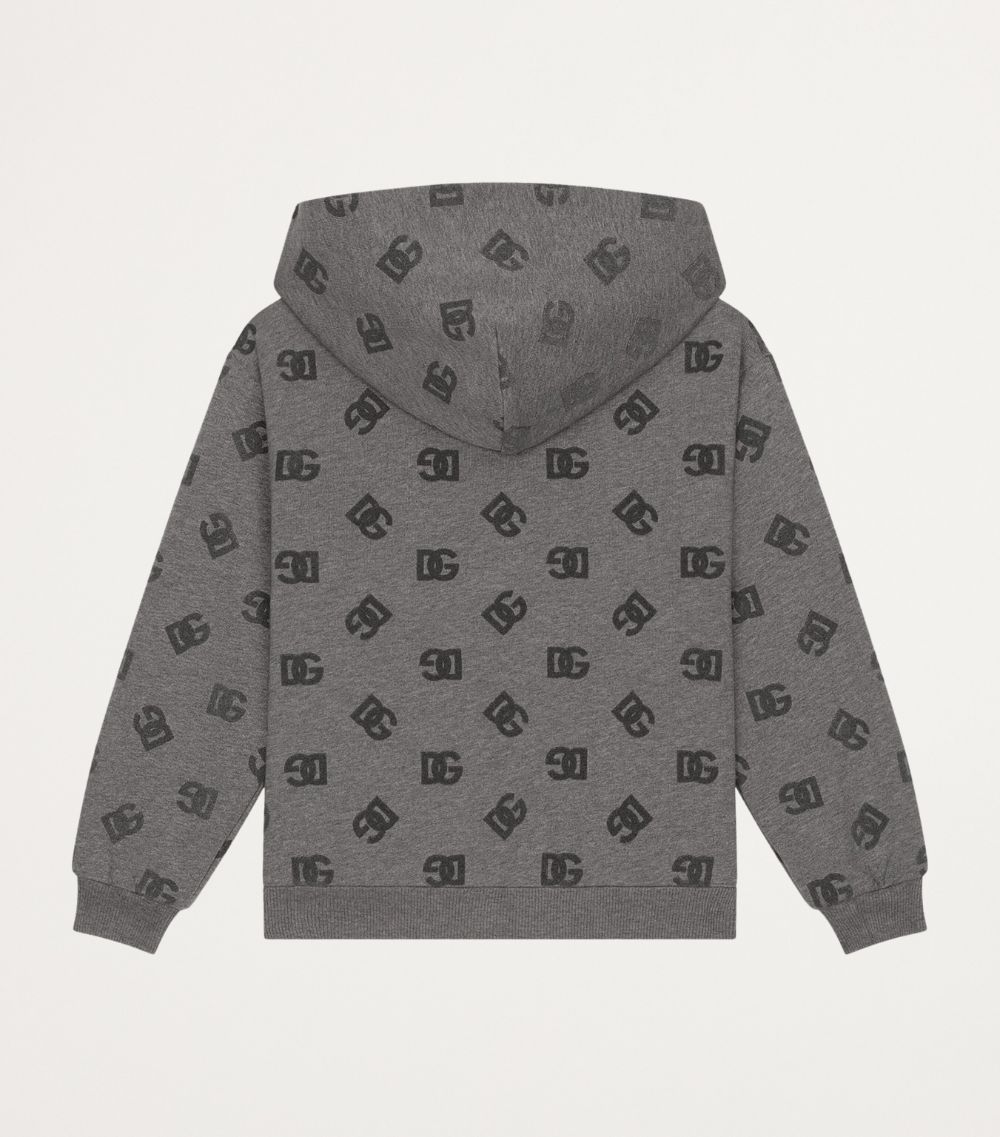 Dolce & Gabbana Dolce & Gabbana Kids Logo Zip-Up Hoodie (8-12+ Years)