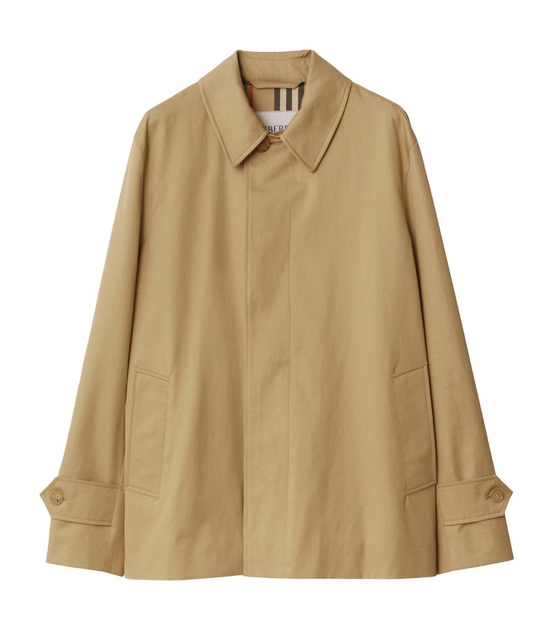 Burberry Burberry Short Gabardine Car Coat