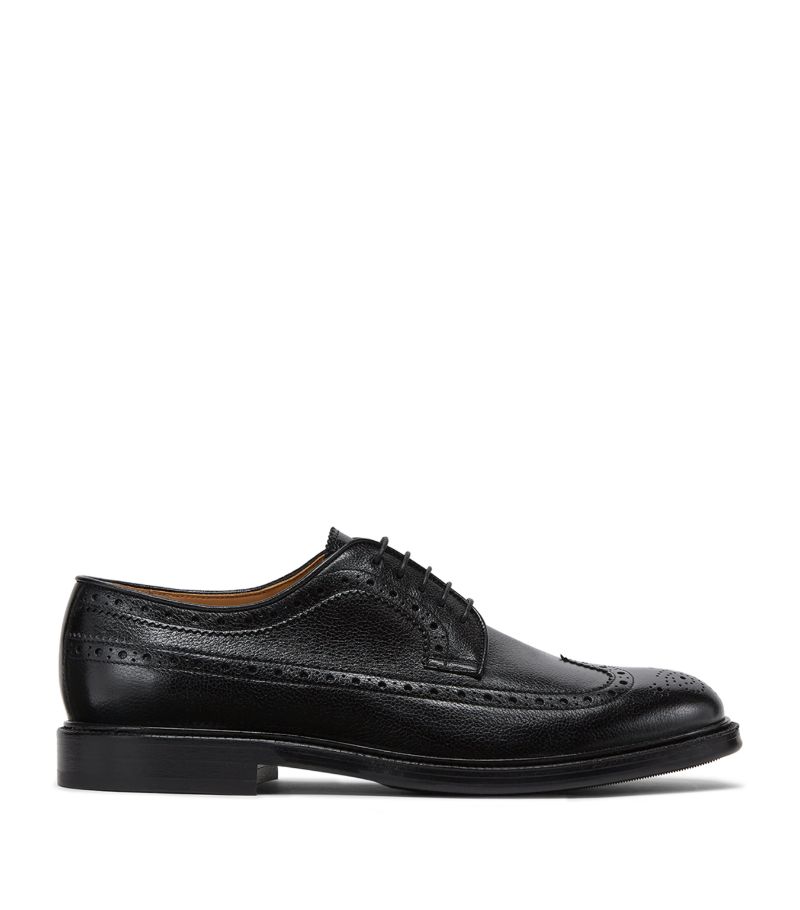 Brunello Cucinelli Brunello Cucinelli Leather Longwing Loafers