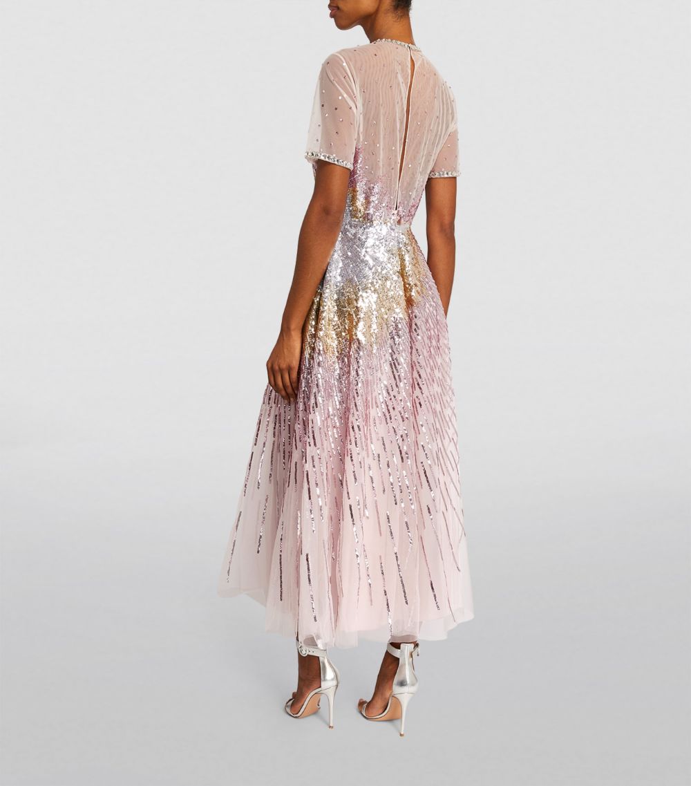 Georges Hobeika Georges Hobeika Sequin-Embellished Midi Dress