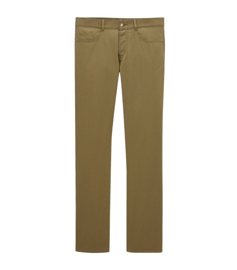 Saint Laurent Saint Laurent Cotton Slim Trousers