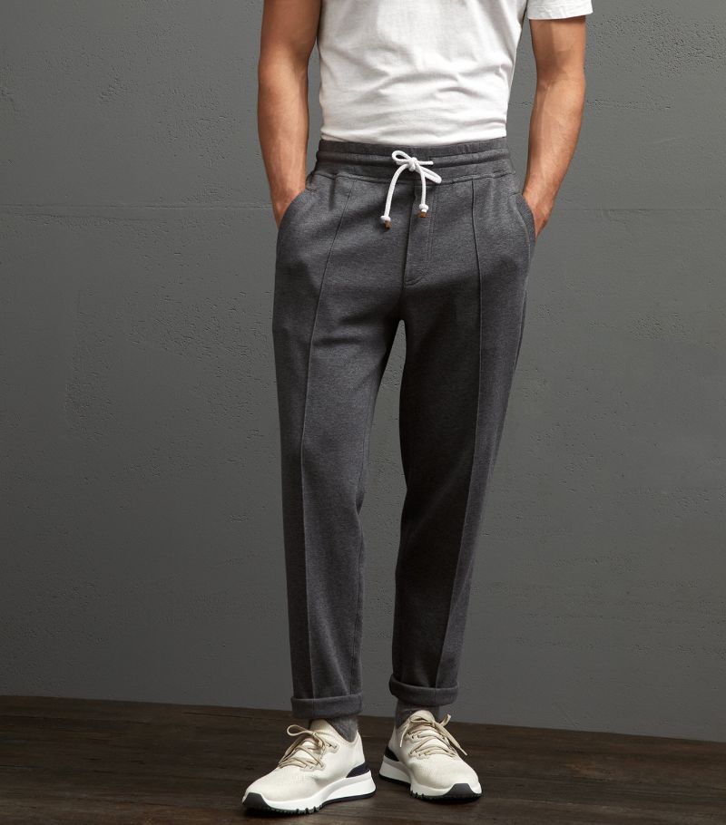 Brunello Cucinelli Brunello Cucinelli Cotton Tapered Sweatpants