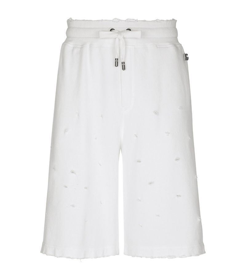 Dolce & Gabbana Dolce & Gabbana Distressed Sweatshorts