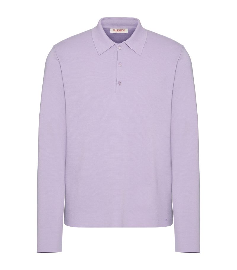 Valentino Valentino Virgin Wool Polo Shirt