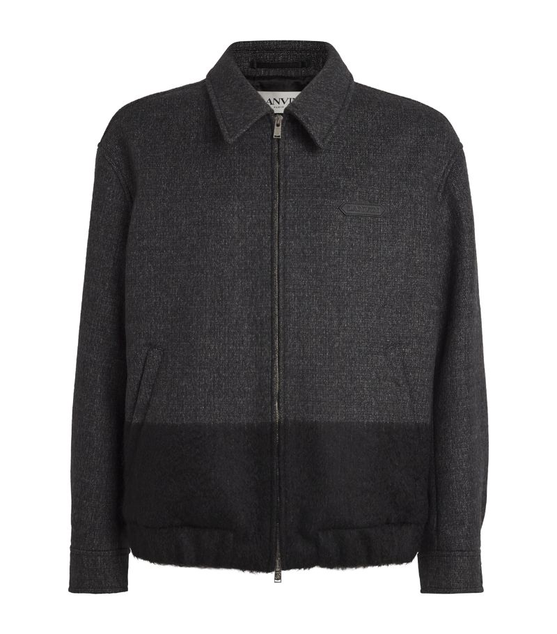 Lanvin Lanvin Wool-Blend Bomber Jacket