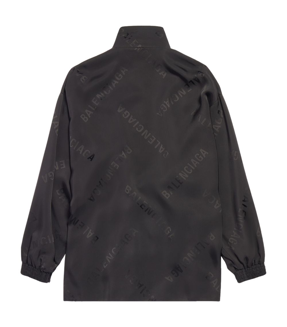 Balenciaga Balenciaga Jacquard-Logo Fluid Track Jacket