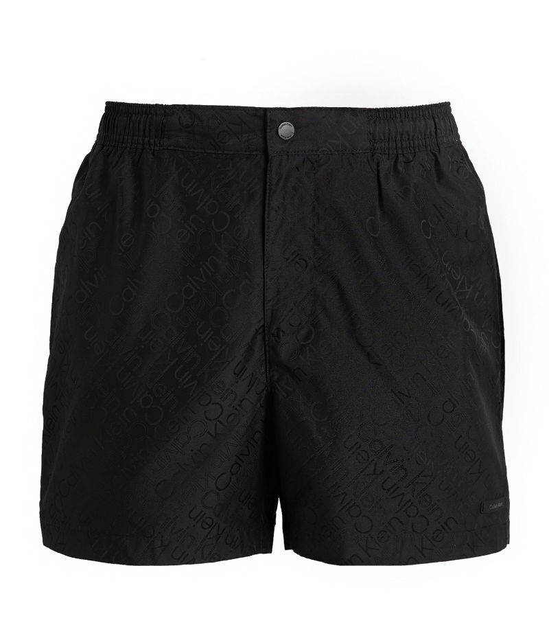 Calvin Klein Calvin Klein Tonal-Print Swim Shorts