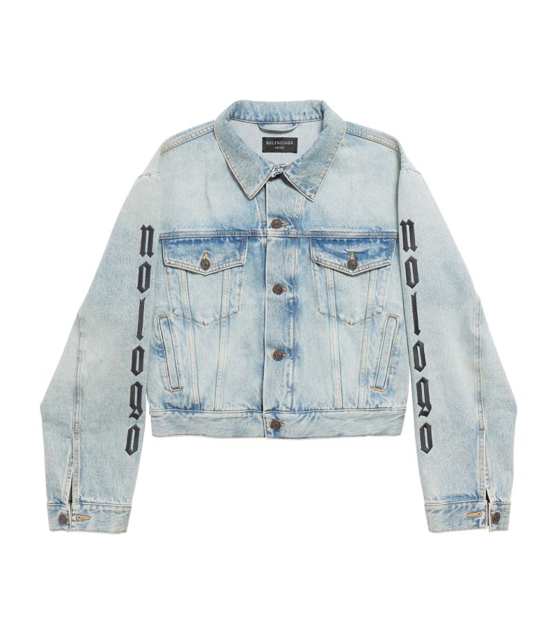 Balenciaga Balenciaga No Logo Denim Jacket