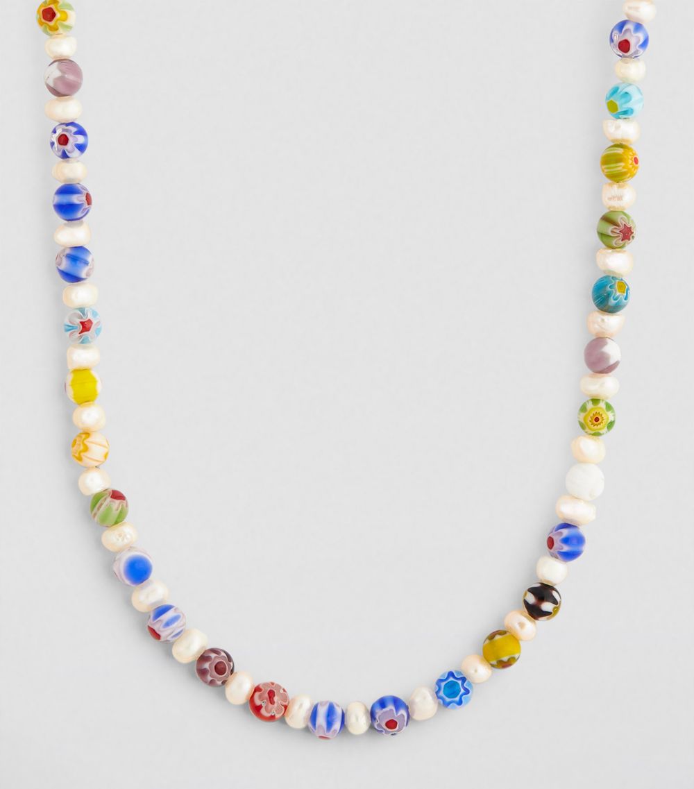 Nialaya Jewelry Nialaya Jewelry Baroque Pearl And Glass Bead Necklace