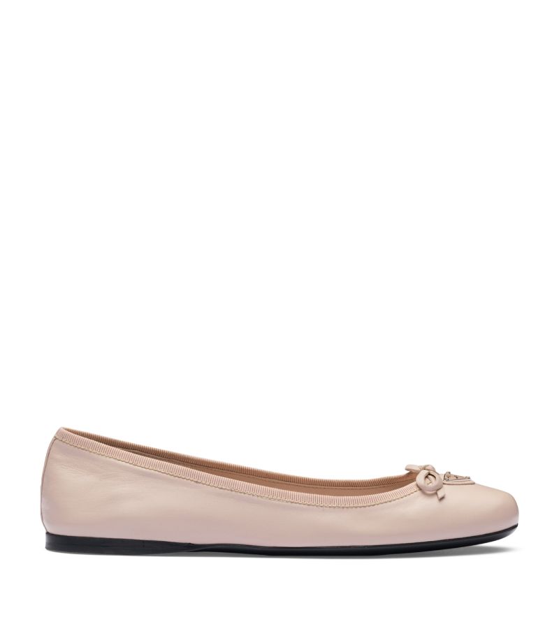 Prada Prada Leather Ballet Flats