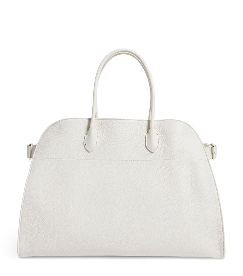 The Row The Row Leather Margaux 17 Top-Handle Bag