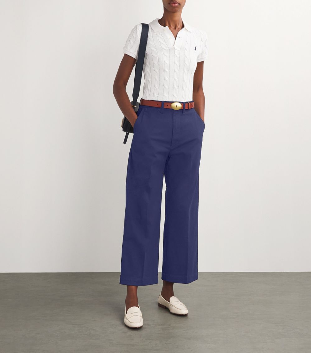 Polo Ralph Lauren Polo Ralph Lauren Wide-Leg Tailored Trousers