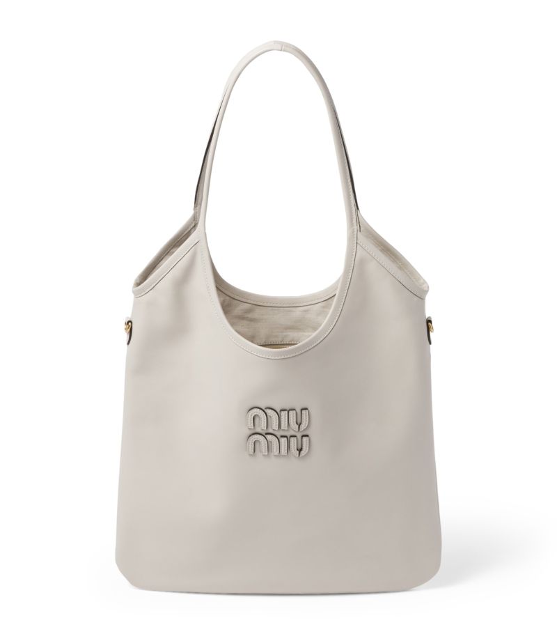 Miu Miu Miu Miu Leather Ivy Tote Bag