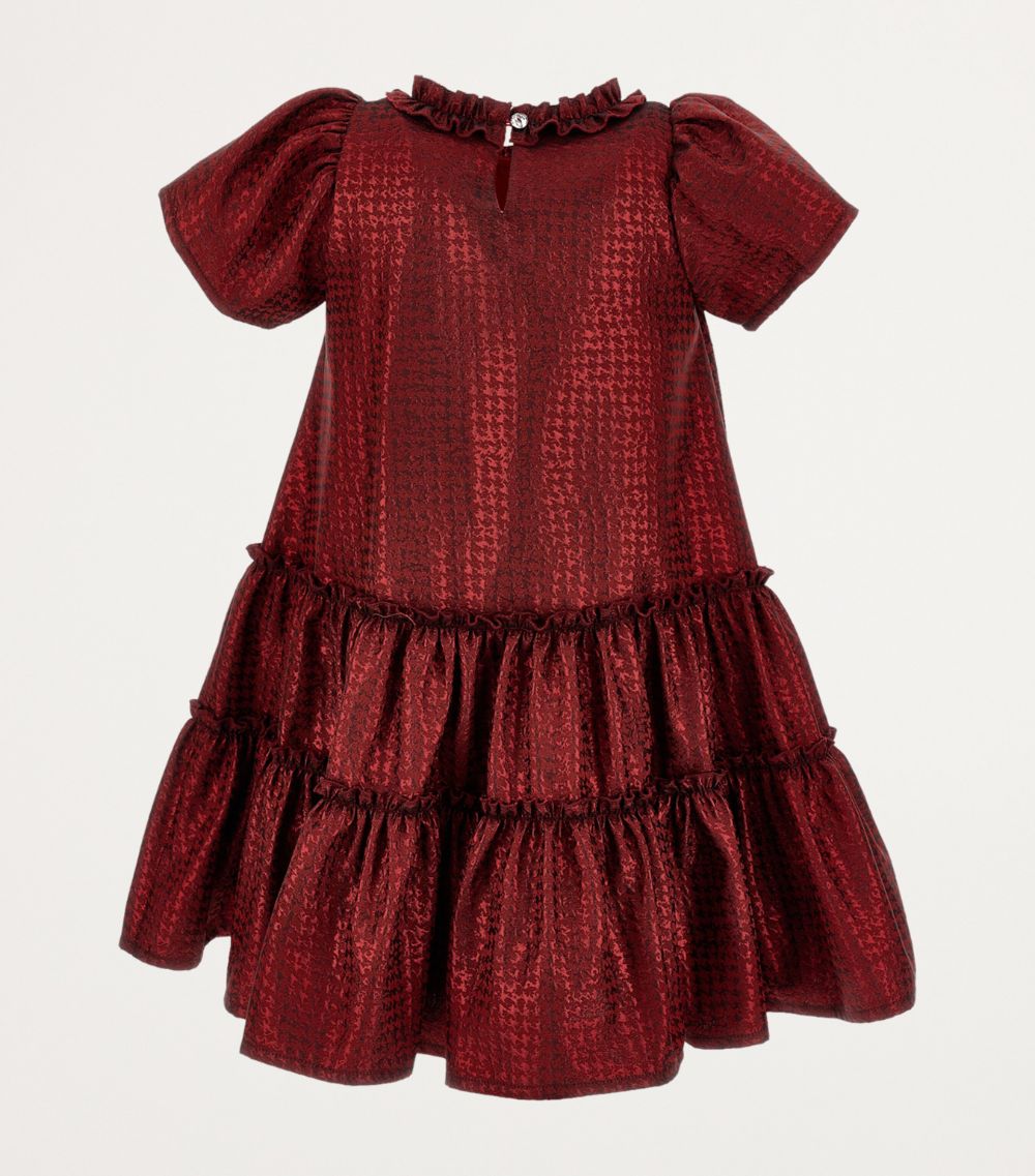 Monnalisa Monnalisa Houndstooth Jacquard Dress (2-16 Years)