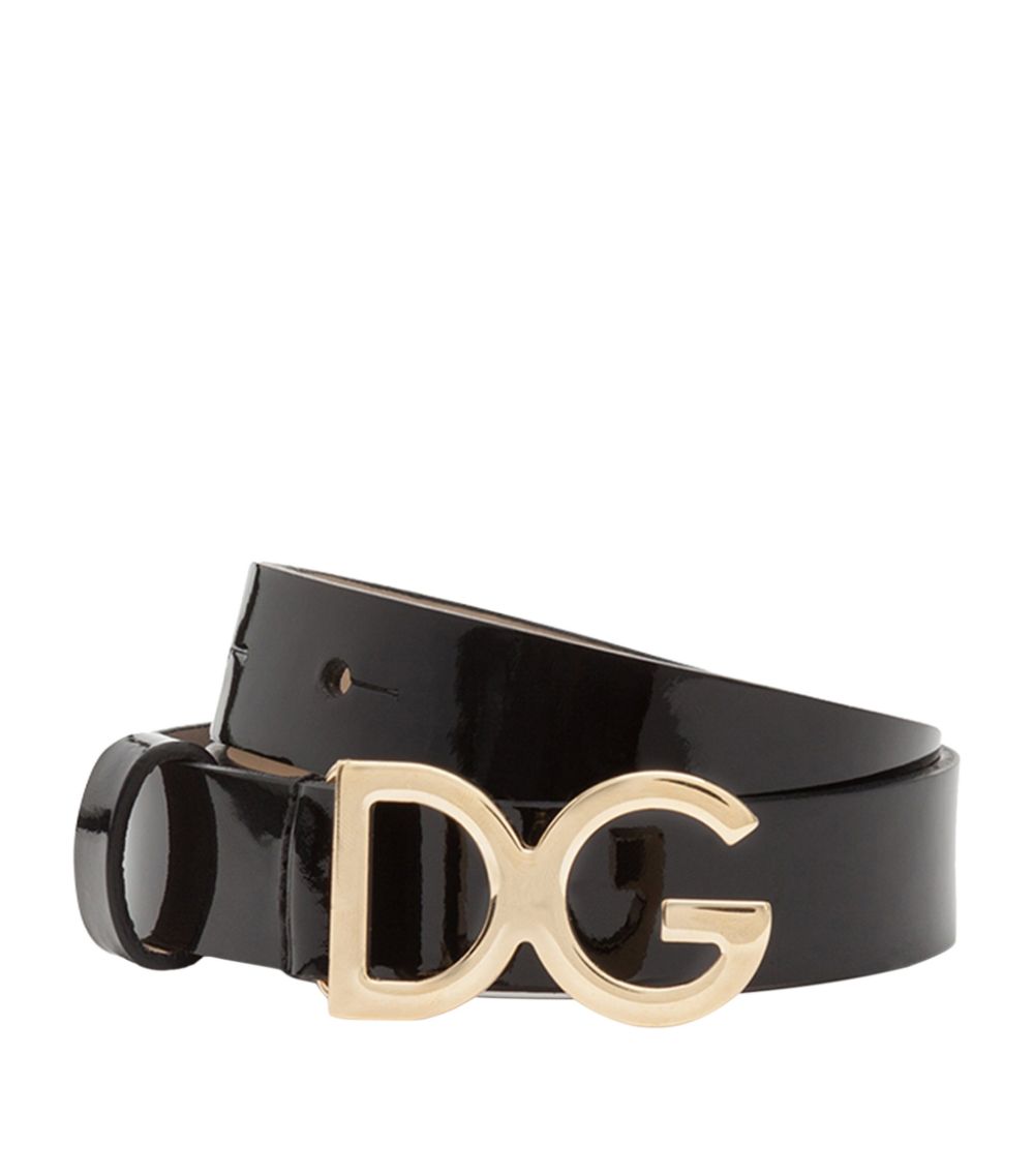 Dolce & Gabbana Dolce & Gabbana Kids Leather Logo Belt