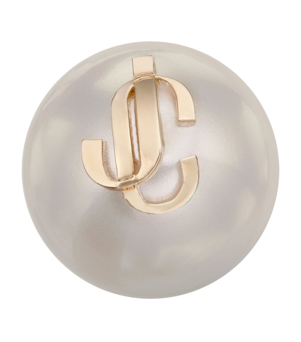 Jimmy Choo Jimmy Choo Jc Logo Stud Earrings