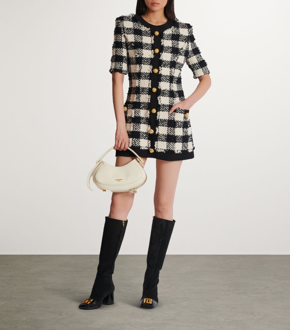 Balmain Balmain Tweed Check Mini Dress