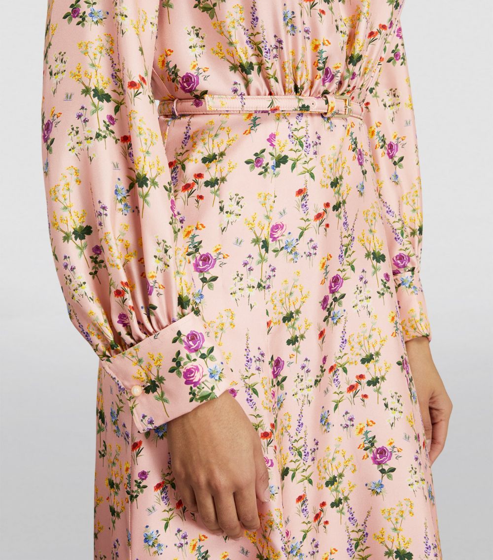 Max Mara Max Mara Silk Floral Maxi Dress