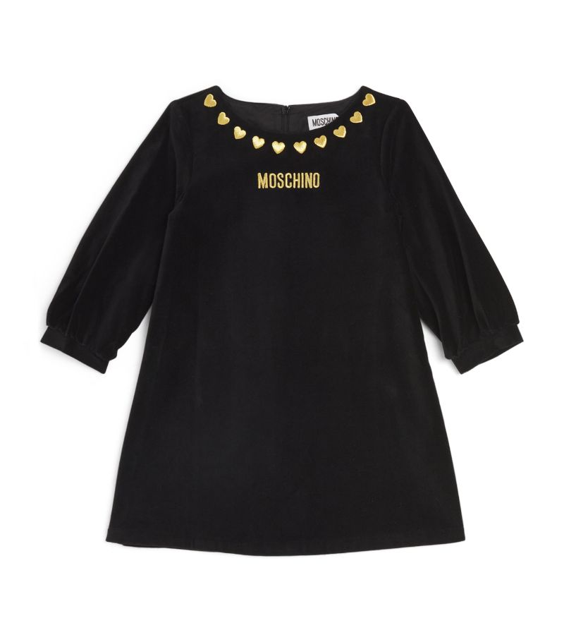 Moschino Moschino Kids Heart-Embroidered Dress (4-14 Years)