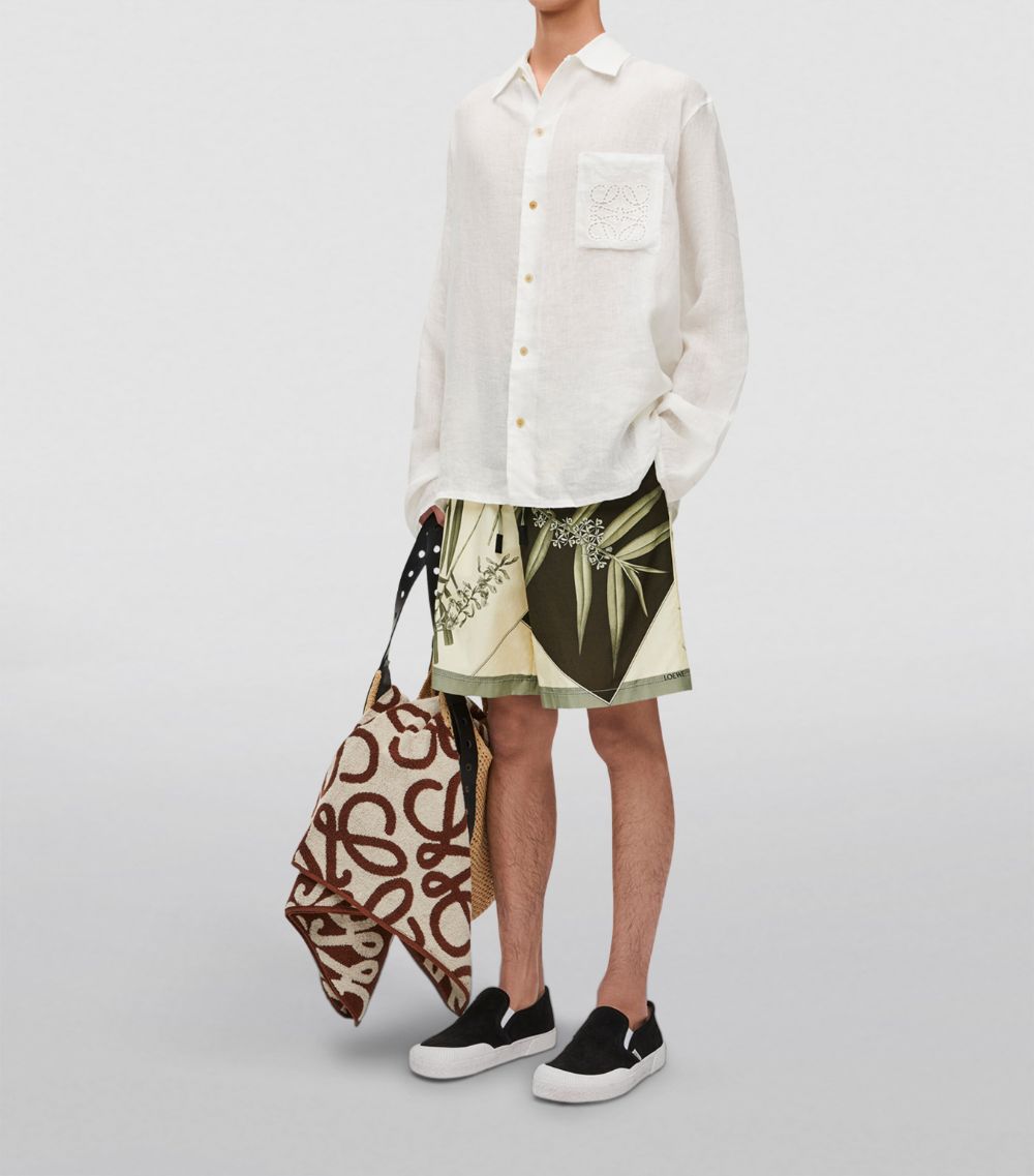 Loewe Loewe X Paula'S Ibiza Silk-Blend Shorts