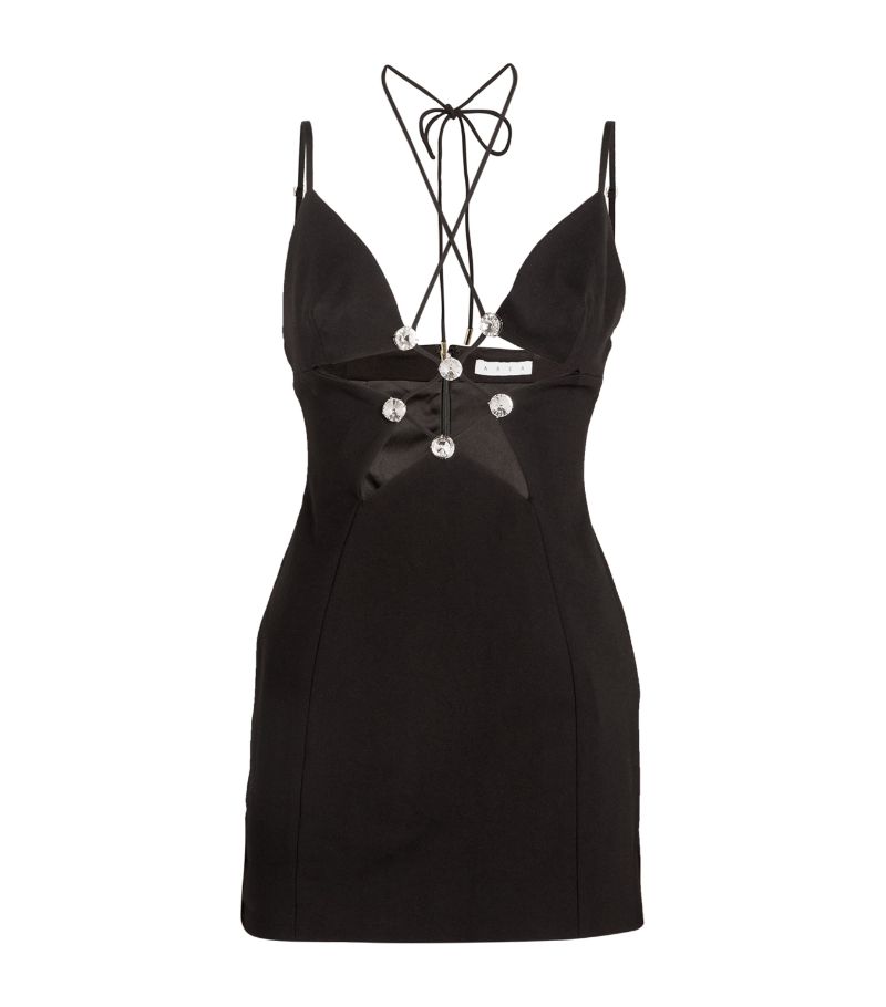  Area Nyc Star Cut-Out Mini Dress