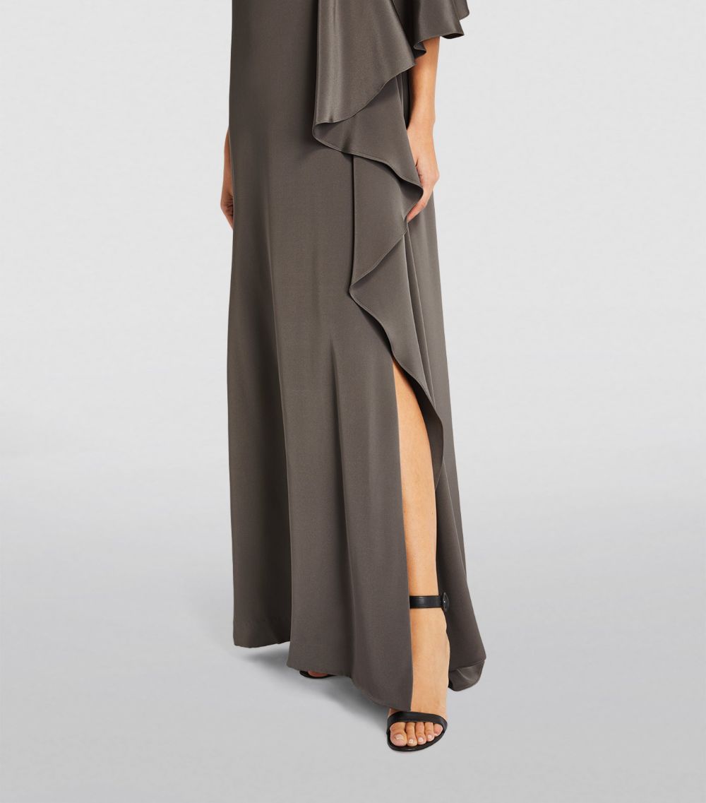  Koltson Silk One-Shoulder Gown