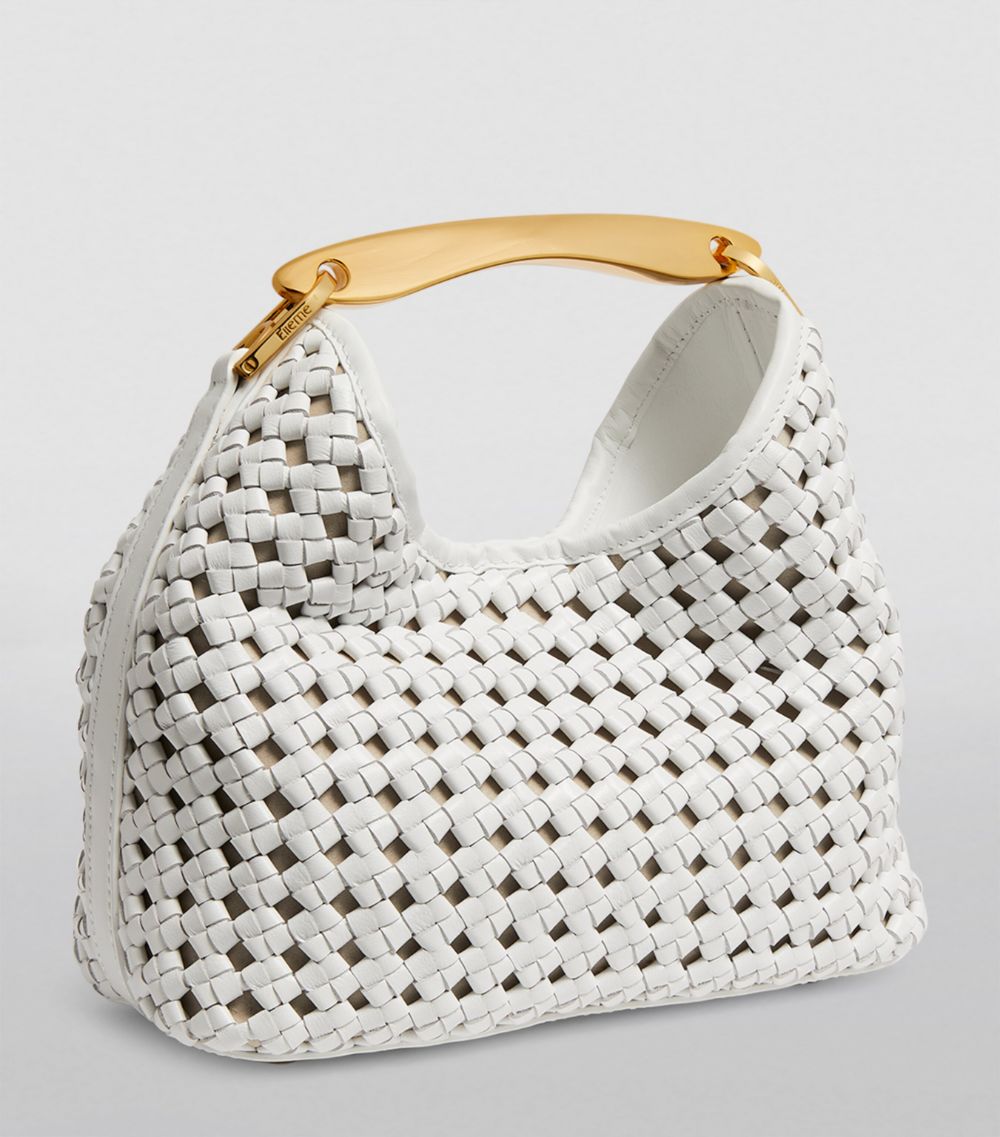 Elleme Elleme Leather Woven Boomerang Tote Bag