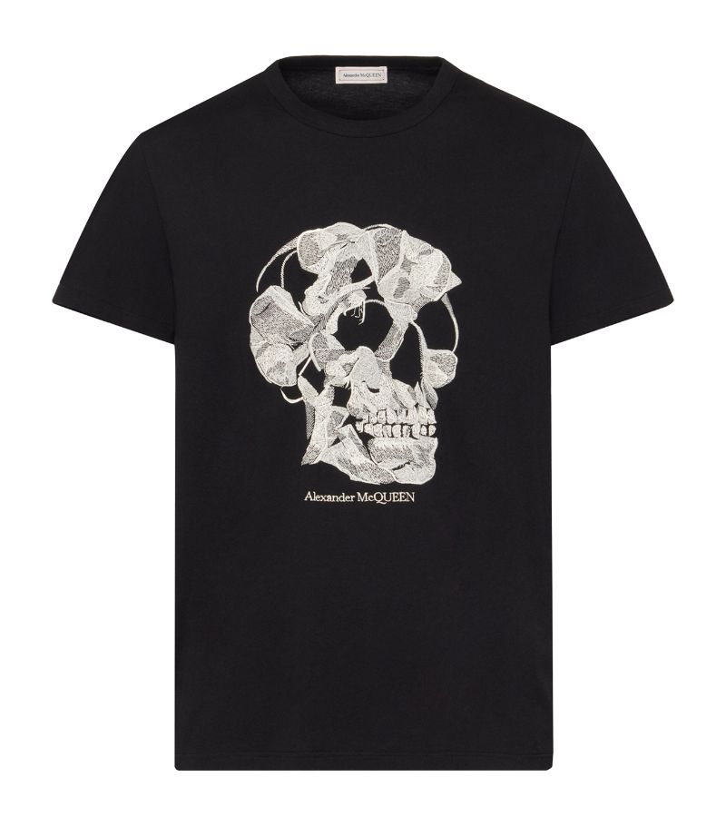 Alexander McQueen Alexander Mcqueen Abstract Skull Graphic T-Shirt