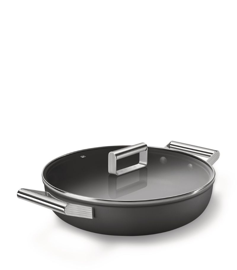 Smeg Smeg 50s Style Deep Pan with Lid (40cm)