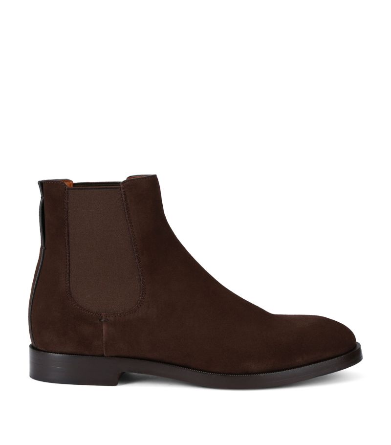 zegna Zegna Suede Torino Chelsea Boots