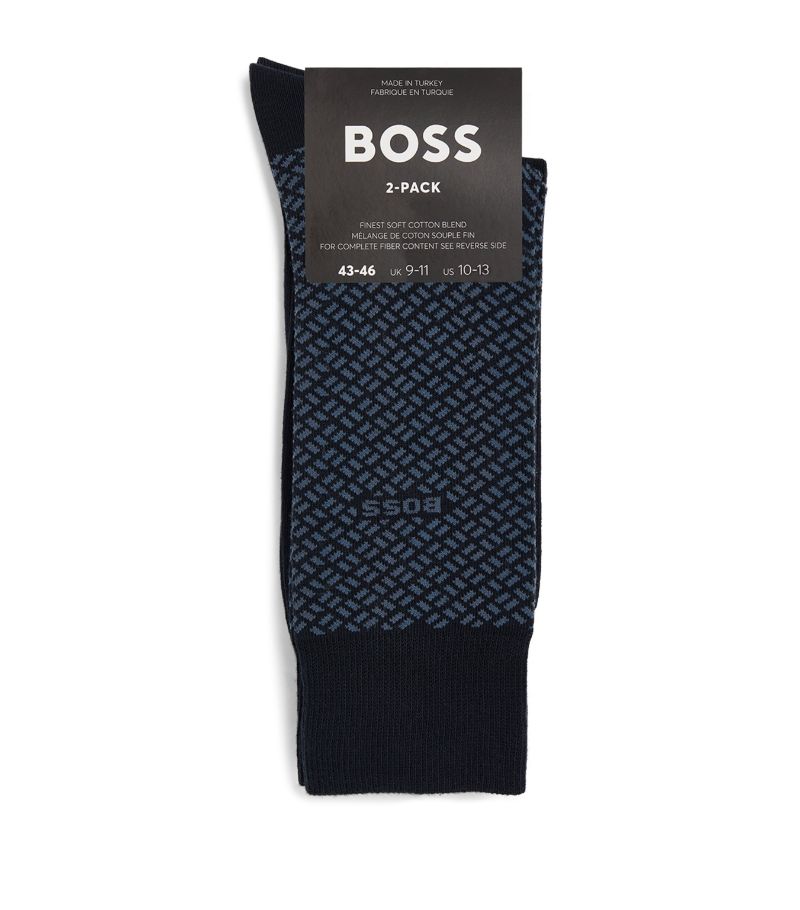 BOSS Boss Mini Cube Socks (Pack Of 2)